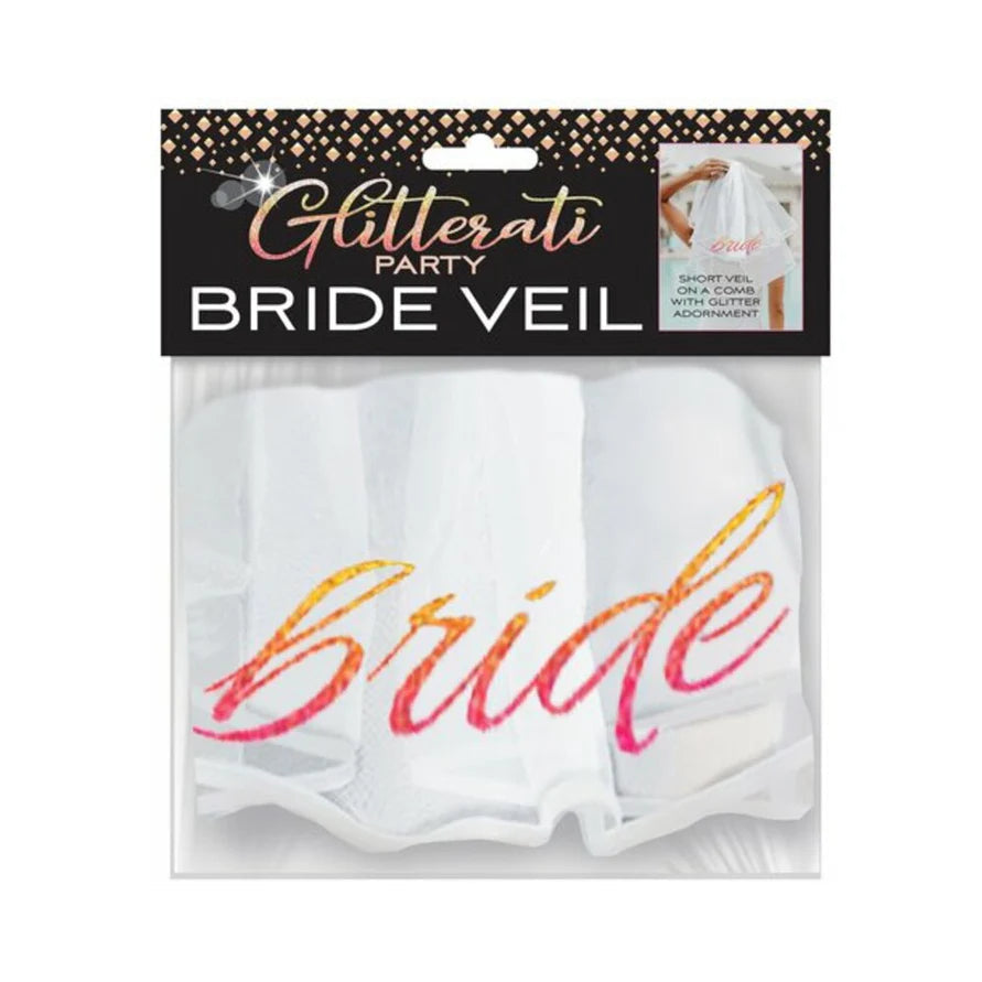 Glitterati Party Bride Veil LITTLE GENIE