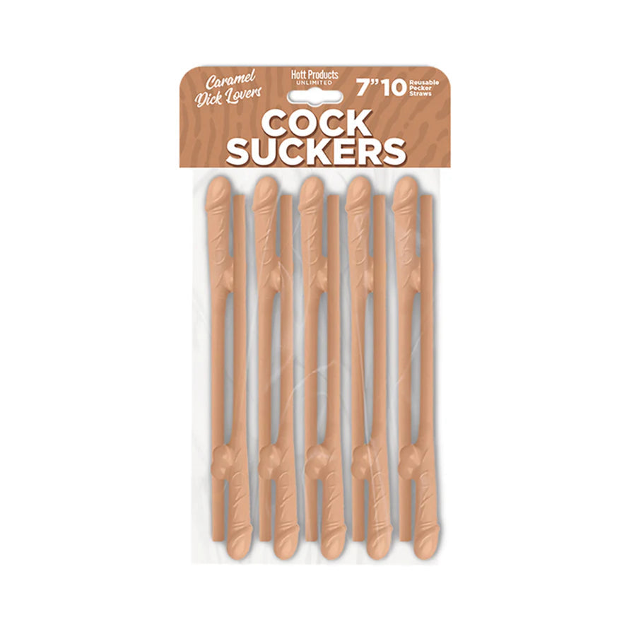 Skins Pecker Straws Caramel Lovers (10-Pack) HOTT PRODUCTS