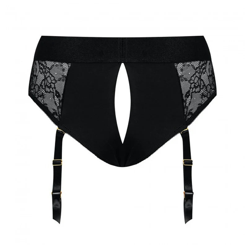 Strap-On-Me Diva Lingerie Harness Night- BLACK STRAP-ON-ME