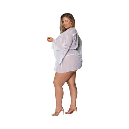 Magic Silk Modern Romance Short Robe EXPOSED