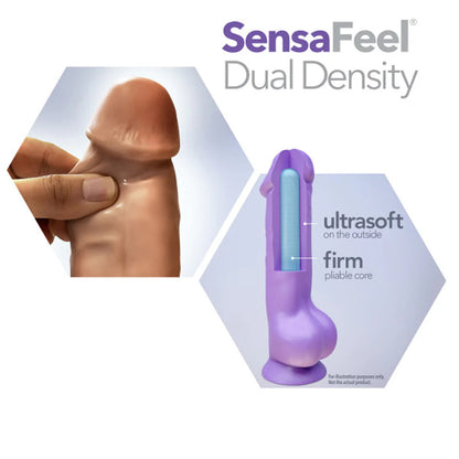 Au Naturel Carlos Posable Dual Density Dildo BLUSH