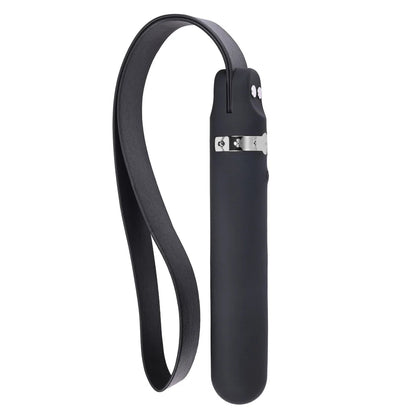 Adam &amp; Eve Spank Me Vibe Rechargeable Silicone Vibrator With Slap Strap End ADAM &amp; EVE