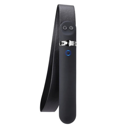 Adam &amp; Eve Spank Me Vibe Rechargeable Silicone Vibrator With Slap Strap End ADAM &amp; EVE