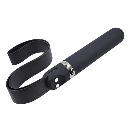 Adam &amp; Eve Spank Me Vibe Rechargeable Silicone Vibrator With Slap Strap End ADAM &amp; EVE