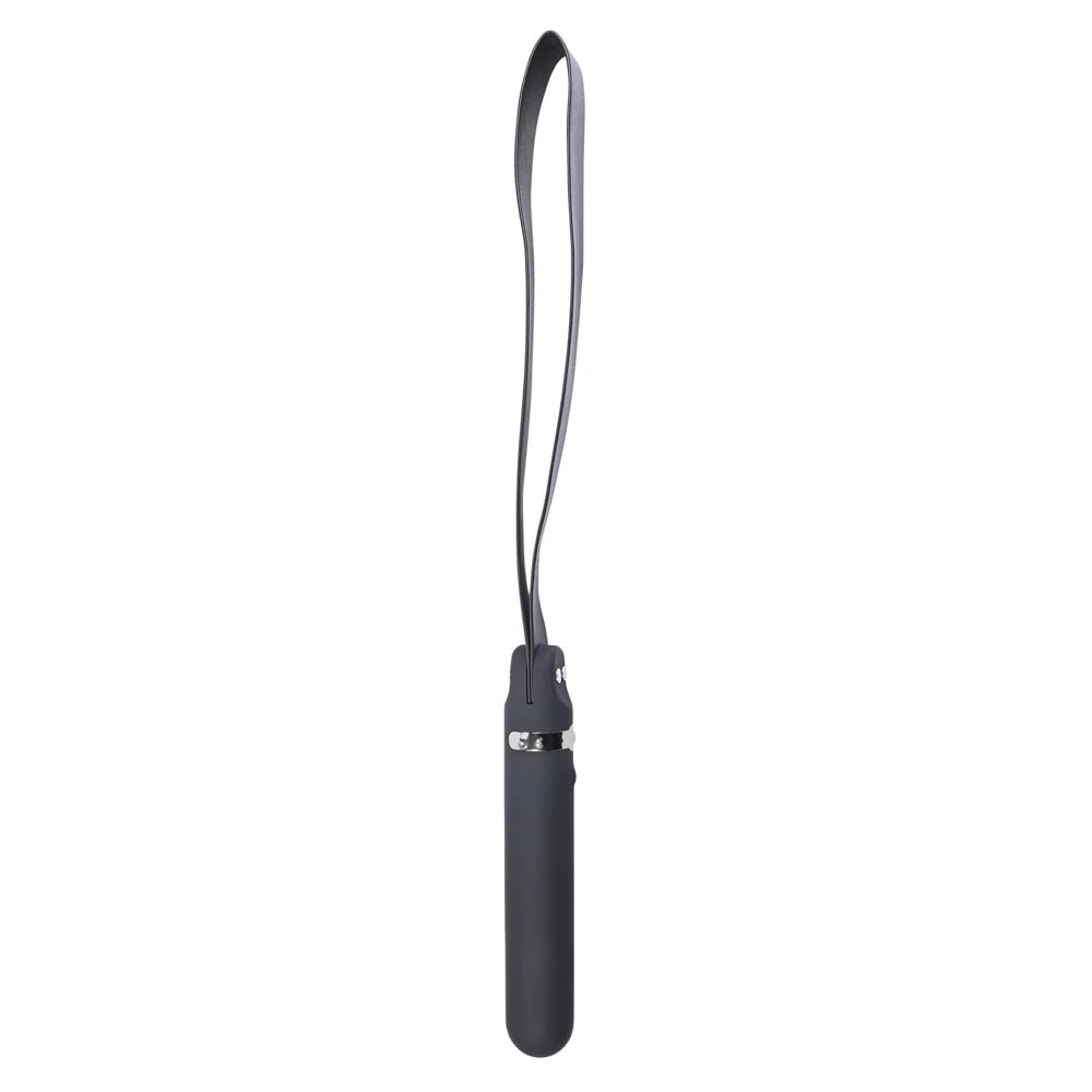 Adam &amp; Eve Spank Me Vibe Rechargeable Silicone Vibrator With Slap Strap End ADAM &amp; EVE