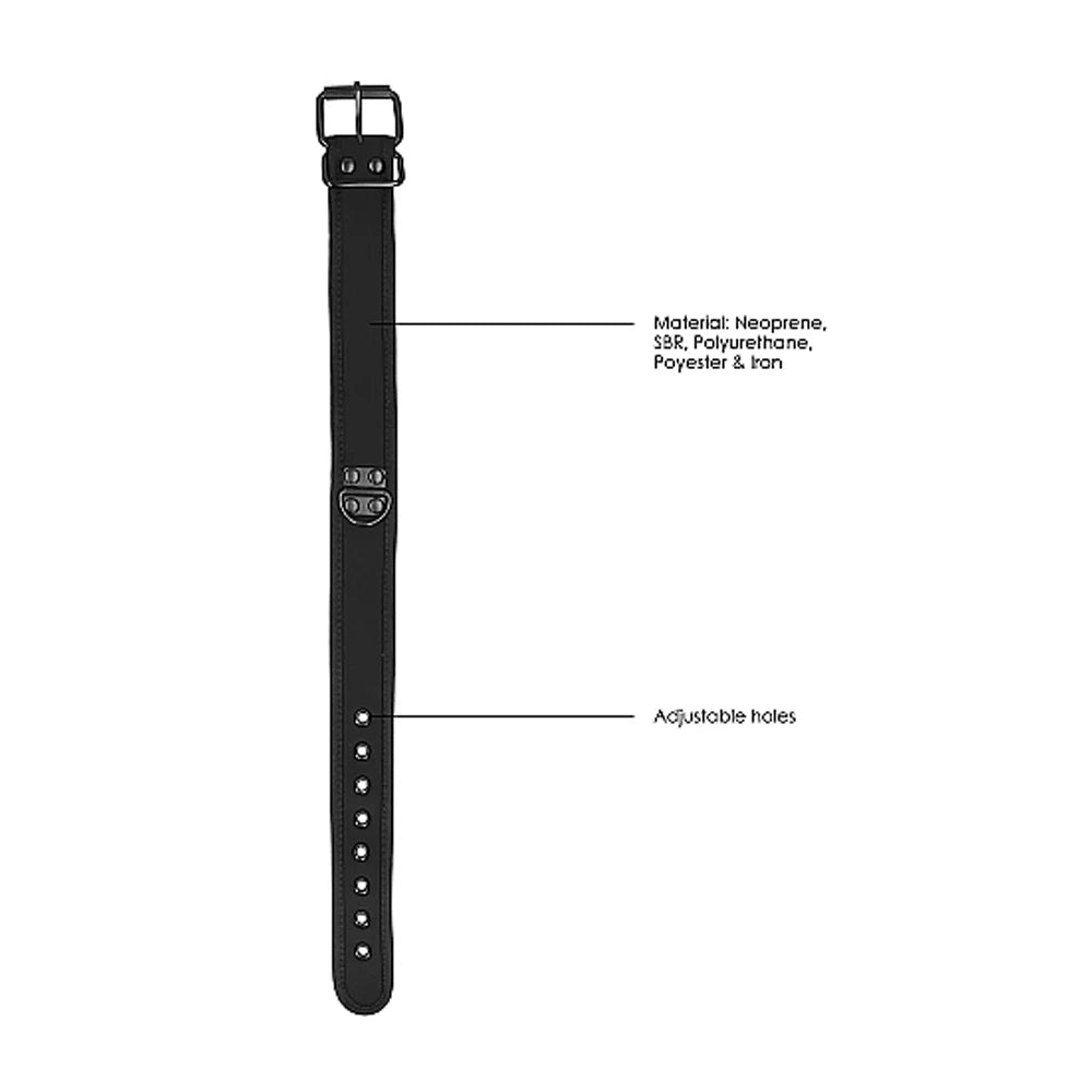 Ouch! Puppy Play Neoprene Collar With Leash OUCH!