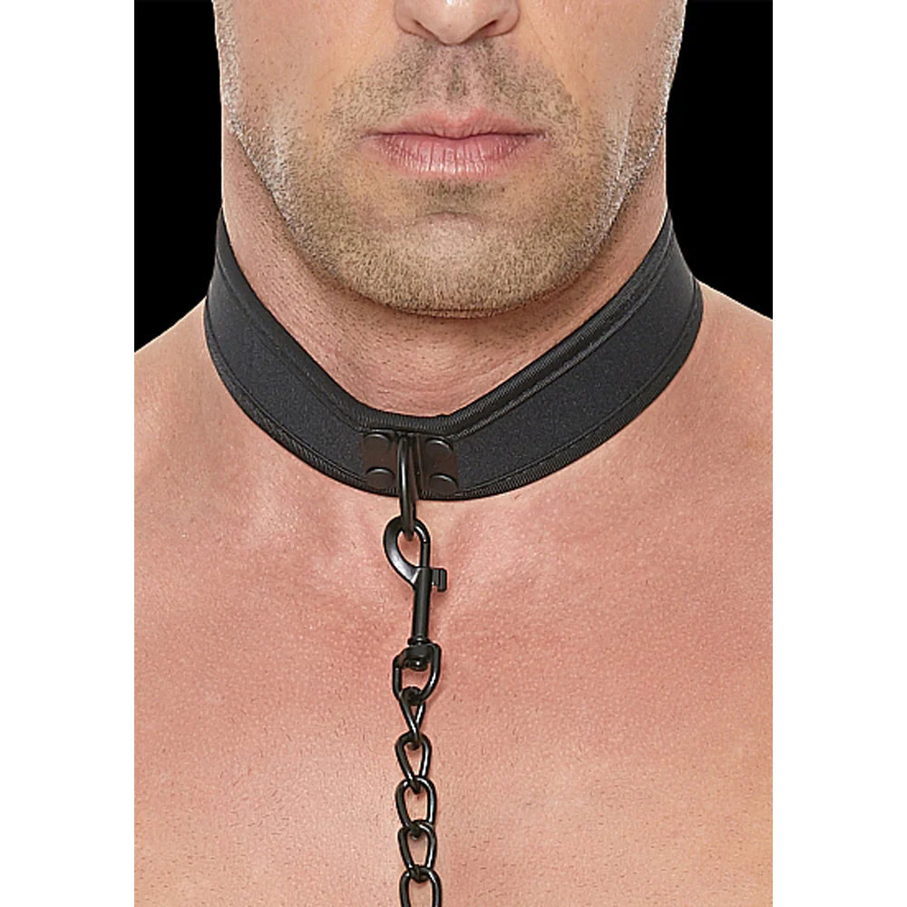 Ouch! Puppy Play Neoprene Collar With Leash OUCH!