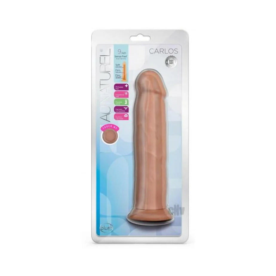 Au Naturel Carlos Posable Dual Density Dildo BLUSH