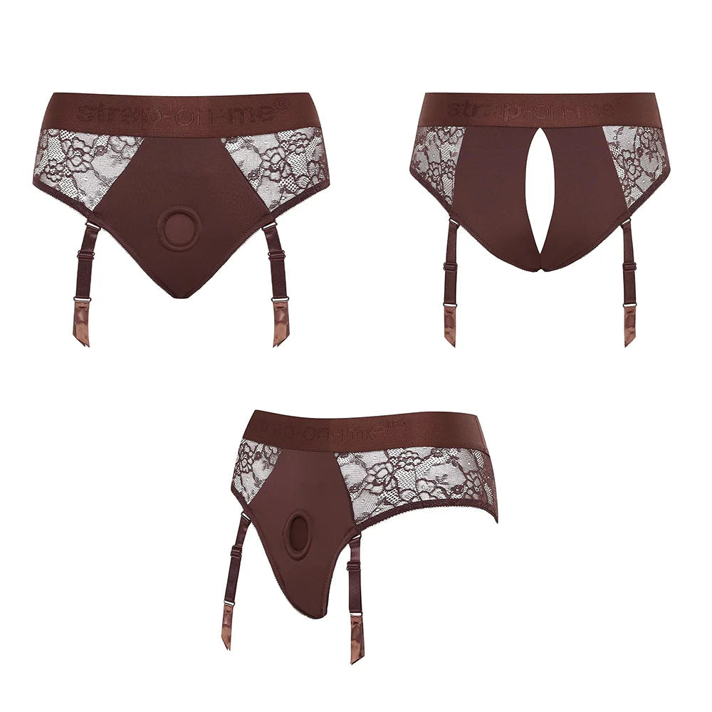Strap-On-Me Diva Lingerie Harness Night- Chocolate STRAP-ON-ME
