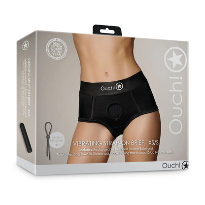 Ouch! Vibrating Strap-on Brief