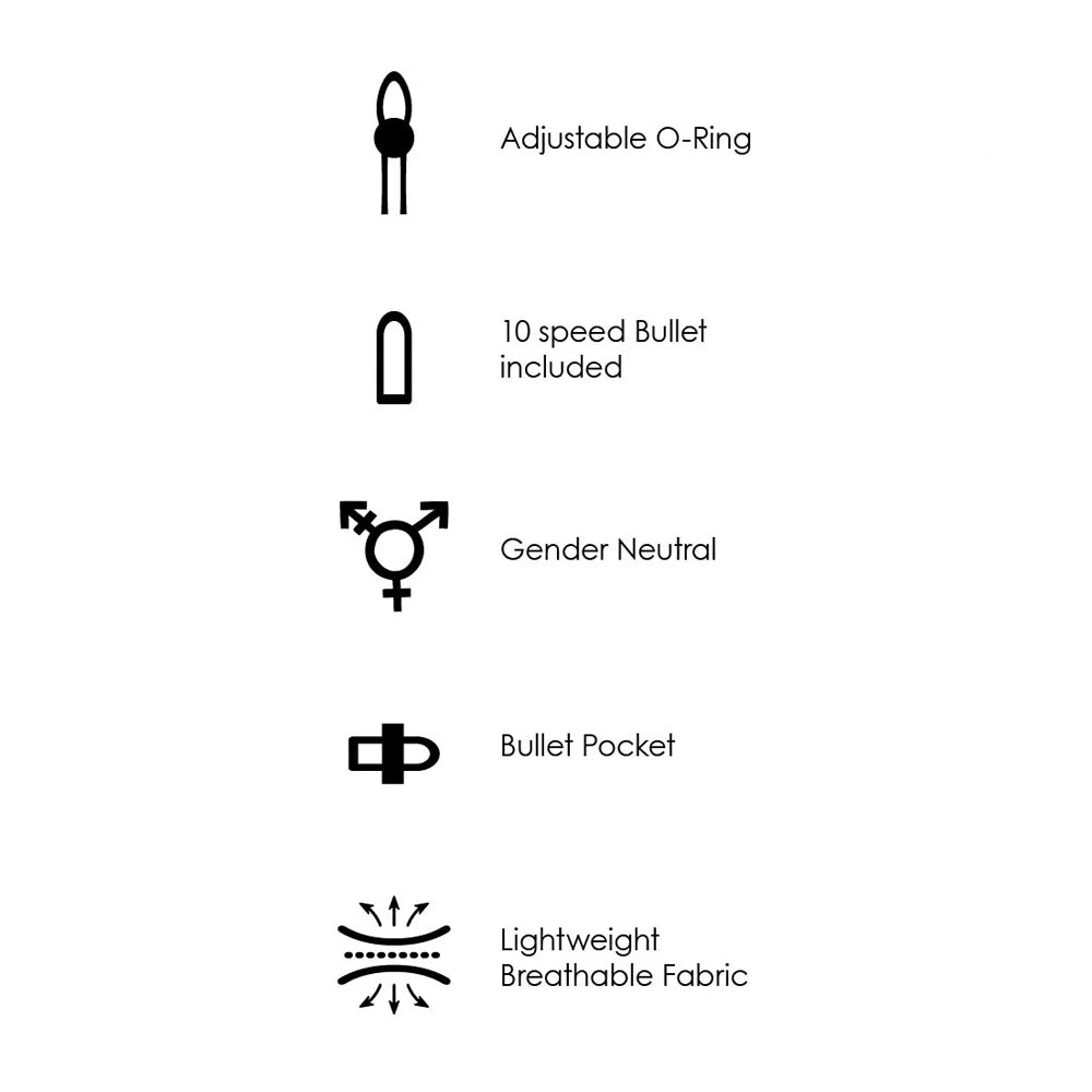 Ouch! Vibrating Strap-on Brief