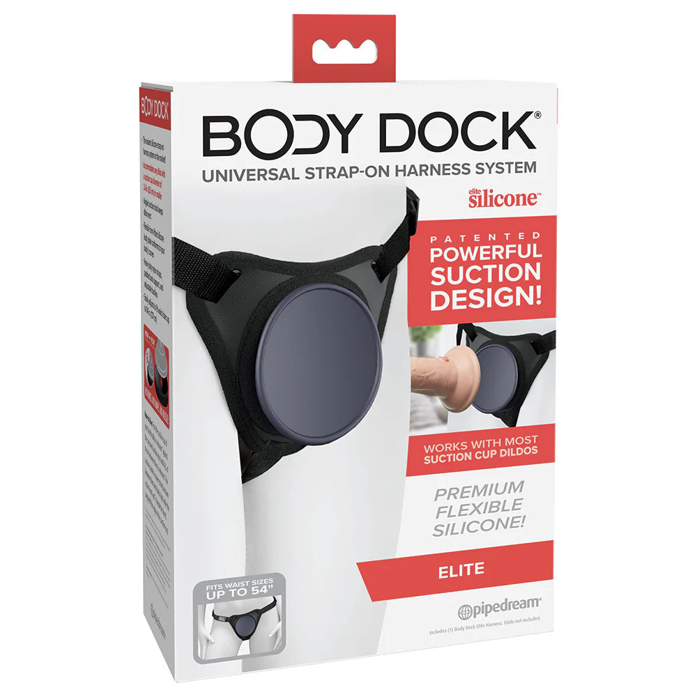 Body Dock Elite Silicone Strap-On Harness PIPEDREAM