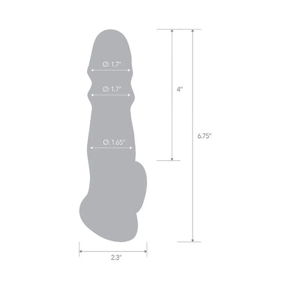 Blue Line- Girthy Penis Enhancing Sleeve Extension ELECTRIC E