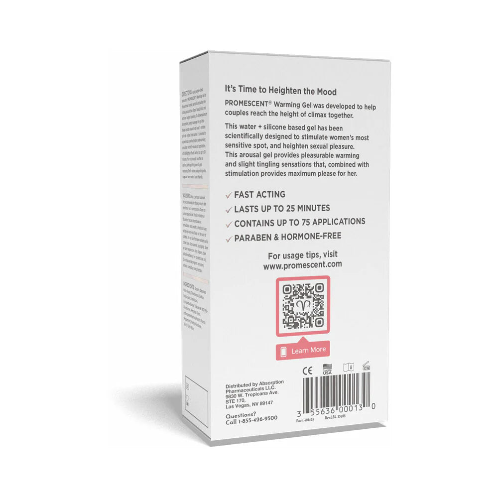Promescent Female Arousal Warming Gel PROM