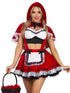 Flirty Miss Red Riding Hood LEG AVENUE