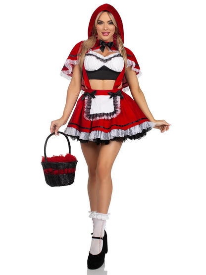 Flirty Miss Red Riding Hood LEG AVENUE