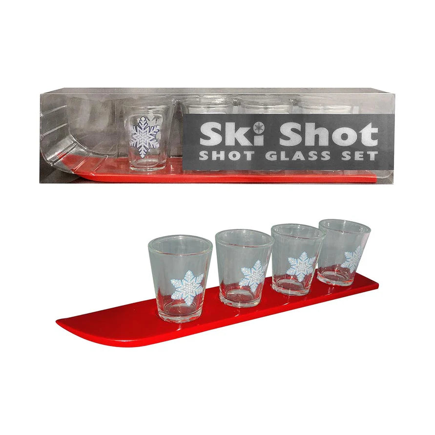 Ski Shot 4-Piece Shot Glass Set KHEPER GAMES