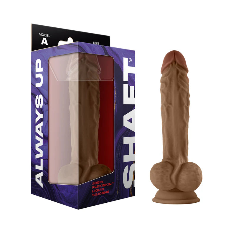 Shaft Model A Liquid Silicone Dong with Balls 10 inch SHAFT