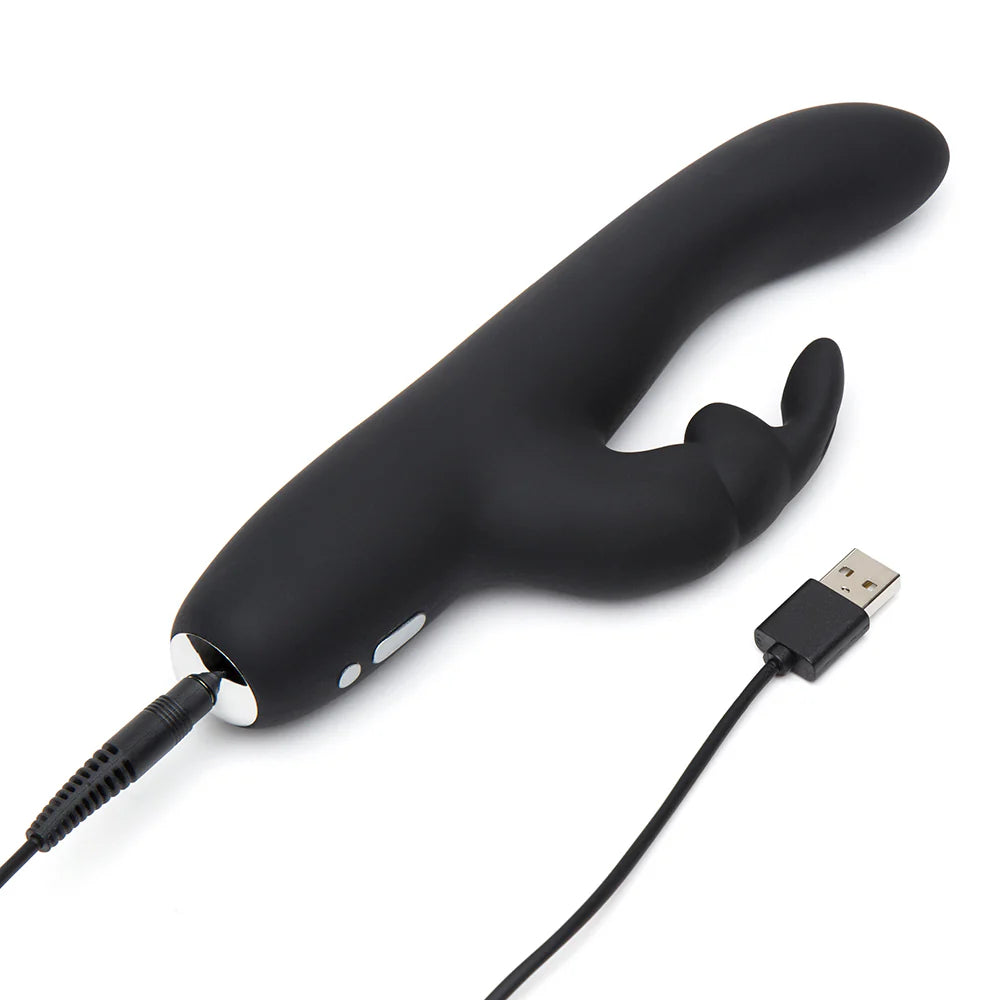 Fifty Shades of Grey Greedy Girl Slimline Rabbit Vibrator FIFTY SHADES