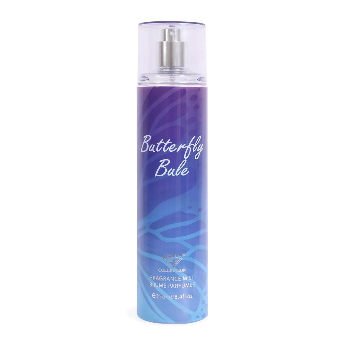 Butterfly Blue Body Mist Spray Perfume for Women by Mystic Romance, featuring a delicate floral scent that enhances femininity and freshness, ideal for daily wear and special occasions.