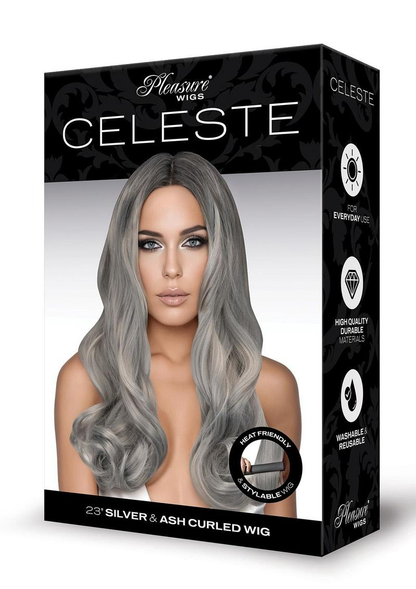 Celeste Premium Stylable Wig Silver