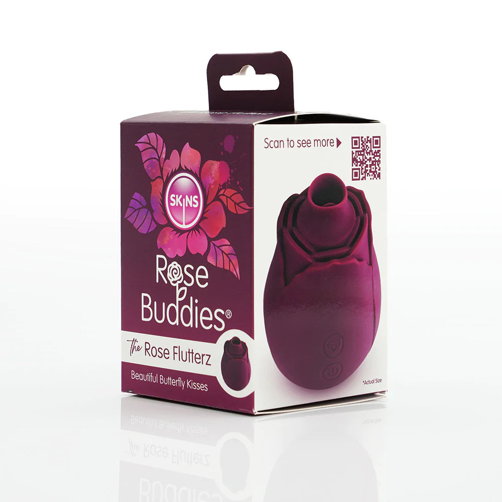 Skins Rose Flutterz Clitoral Vibrator SP BOUTIQUE Skins Rose Flutterz Clitoral Vibrator SP BOUTIQUE