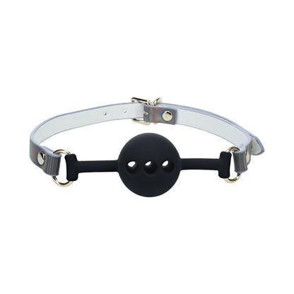 Ouch! International Paris Collection Silicone Ball Gag SHOTS