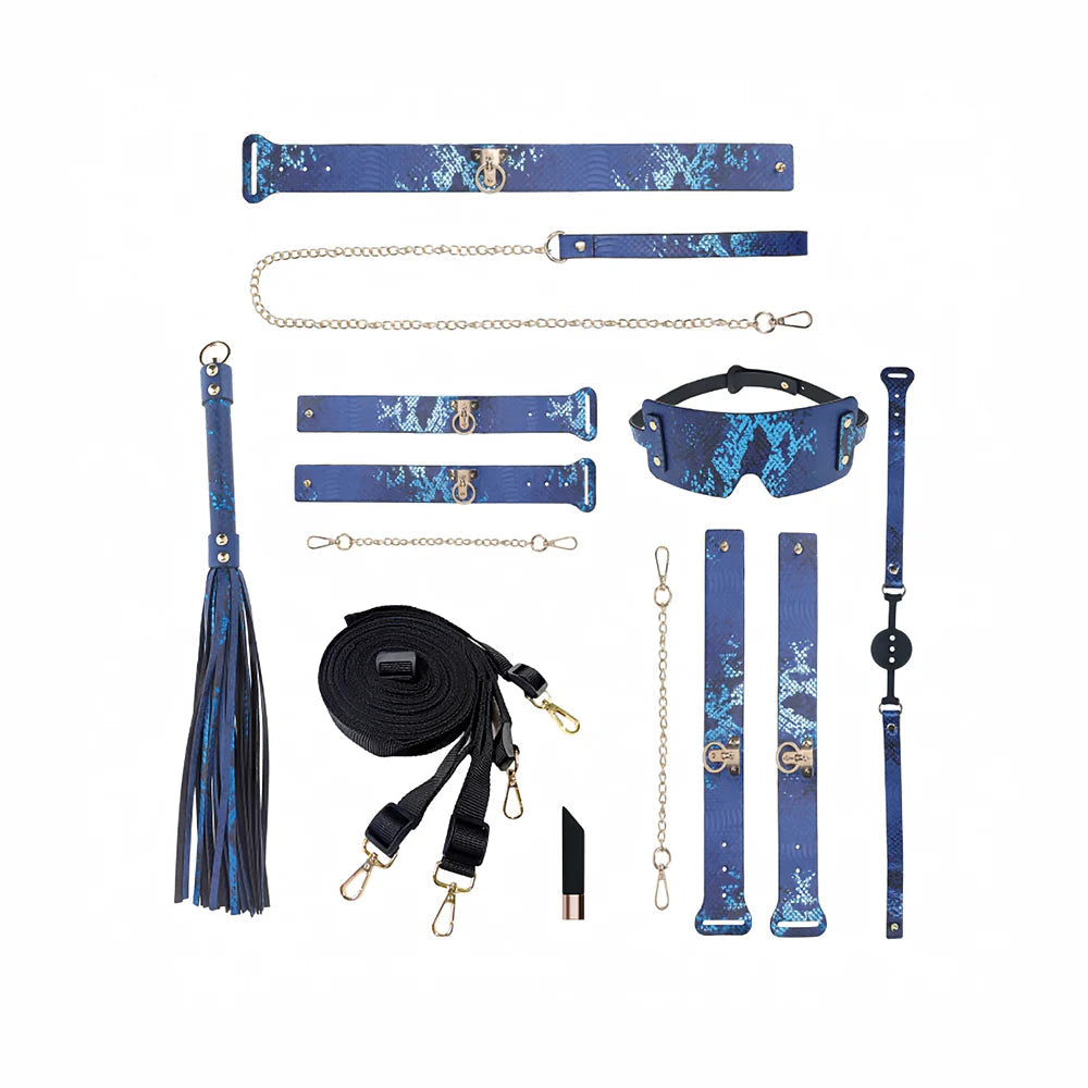 Ouch! International Florence Collection Kit with Bag Blue SHOTS
