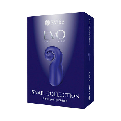 Snail Vibe SVibe Evo Rechargeable Masturbator Navy SNAIL VIBE
