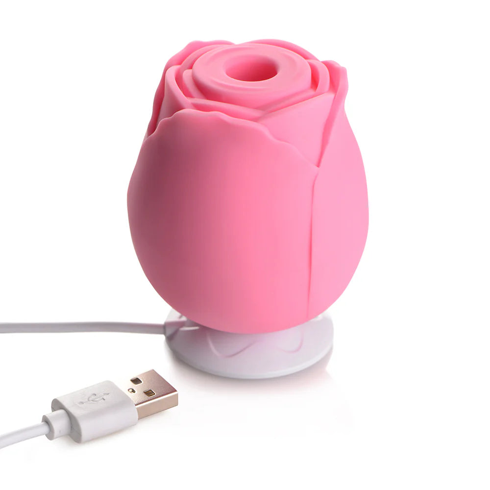 Bloomgasm 10X Wild Rose Silicone Suction Clit Stimulator XR BRAND