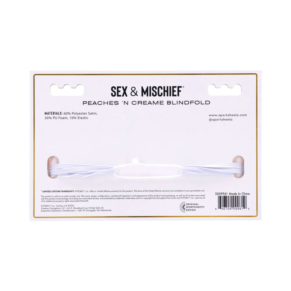 Peaches ‘N CreaMe Blindfold SPORTSHEETS