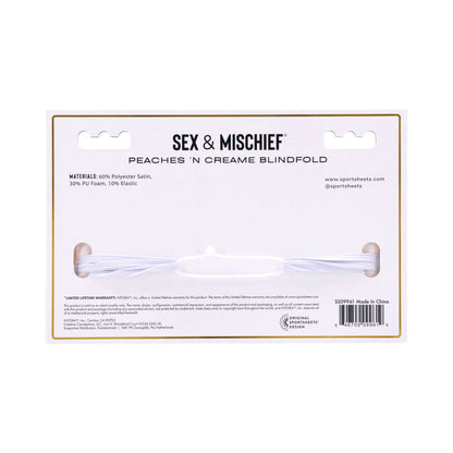 Peaches ‘N CreaMe Blindfold SPORTSHEETS