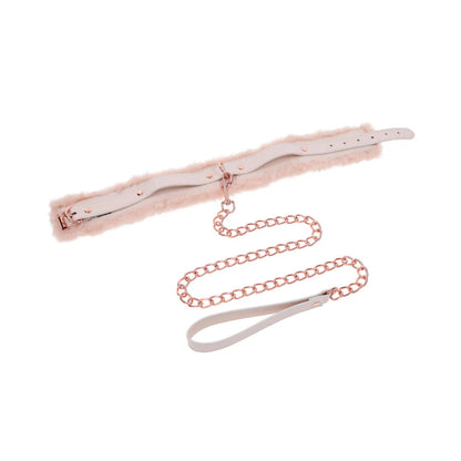 Peaches ‘N CreaMe Fur Collar &amp; Leash SPORTSHEETS