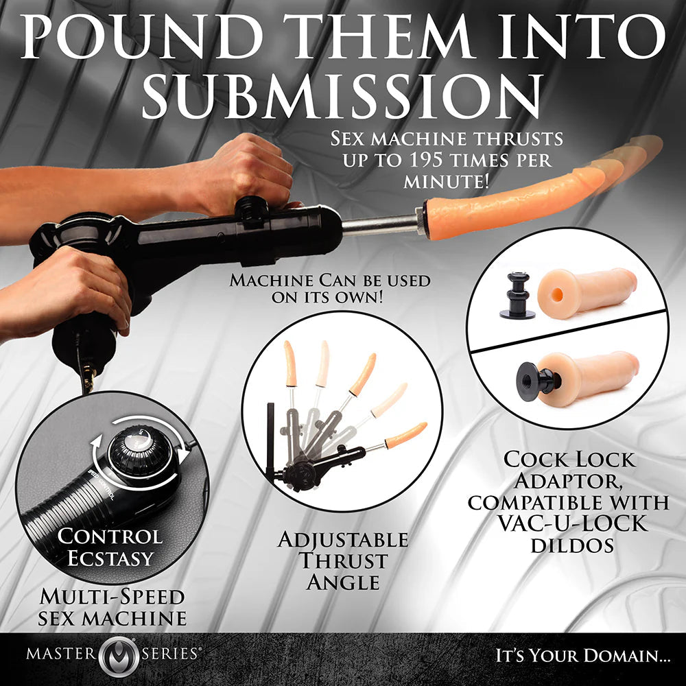 Master Series Obedience Bench with Sex Machine XR BRANDS