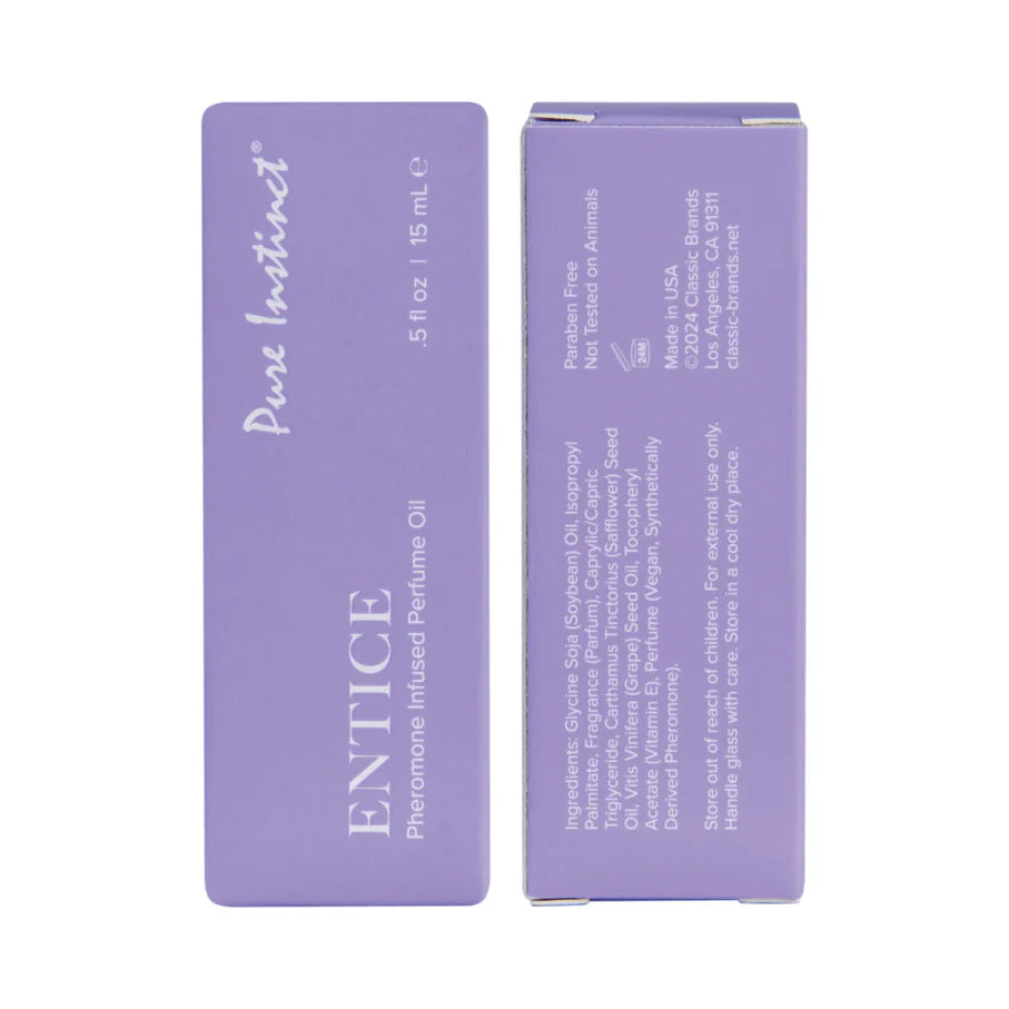 Pure Instinct Pheromone Perfume Oil Entice Dropper CLASSIC BRANDS