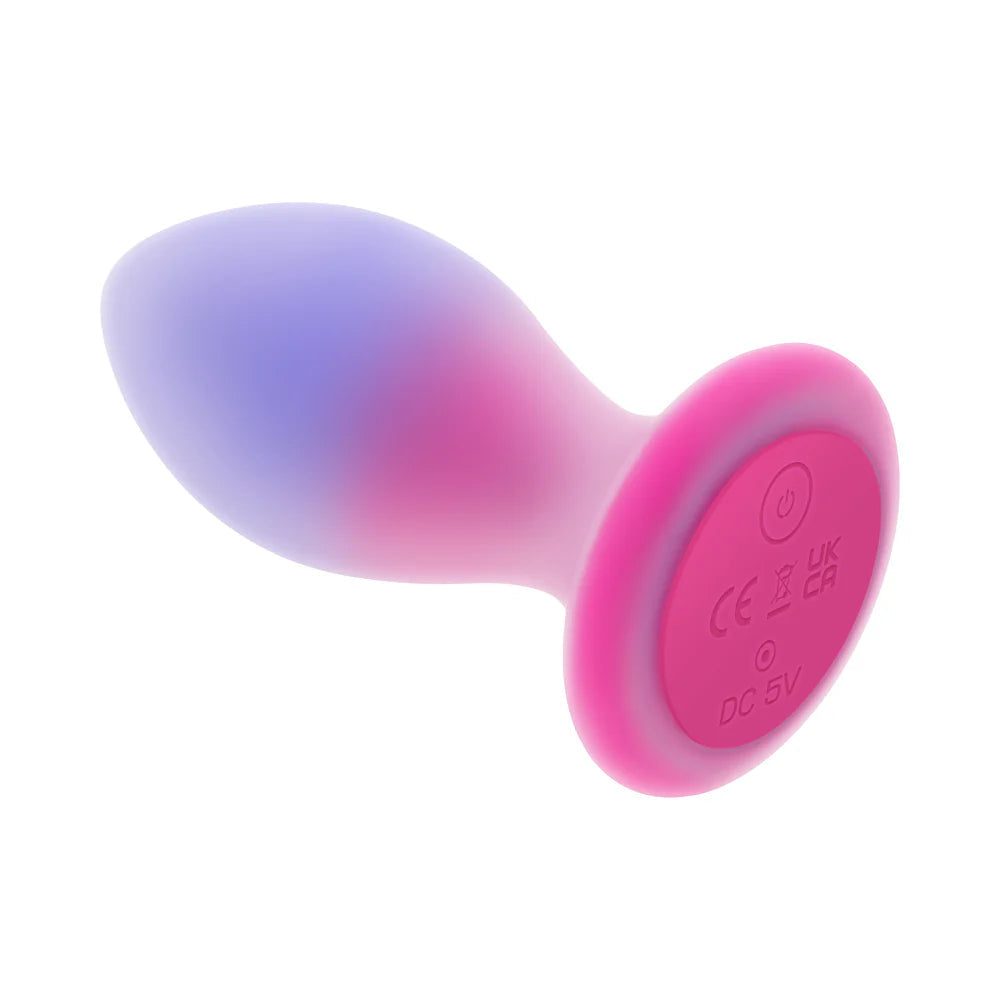 Evolved Paradise Plug Dual Layer Rechargeable Vibrating Anal Plug with Remote Silicone EVOLVED