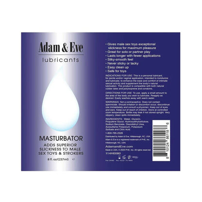Adam &amp; Eve Masturbator Lubricant ADAM &amp; EVE