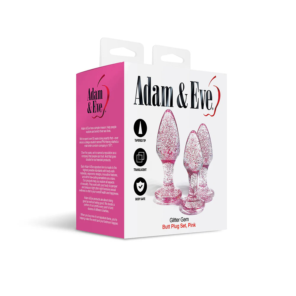 Glitter Anal Plug Set for Ultimate Pleasure SP BOUTIQUE Glitter Anal Plug Set for Ultimate Pleasure SP BOUTIQUE