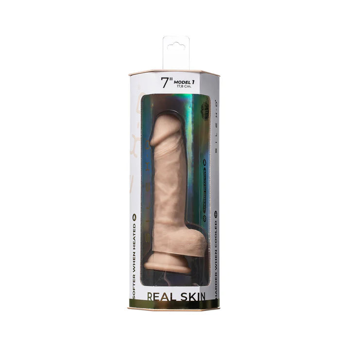 SILEX-D Real Skin Model 1 Dildo 7 in. Vanilla DOC JOHNSON