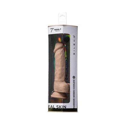 SILEX-D Real Skin Model 1 Dildo 7 in. Vanilla DOC JOHNSON