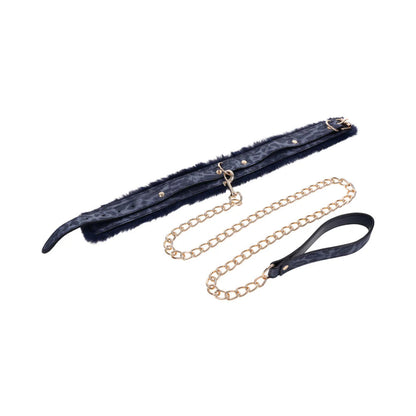 Sportsheets Sex &amp; Mischief Cougar Fur Collar &amp; Leash SPORTSHEETS