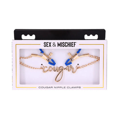 Sportsheets Sex &amp; Mischief Cougar Nipple Clamps SPORTSHEETS