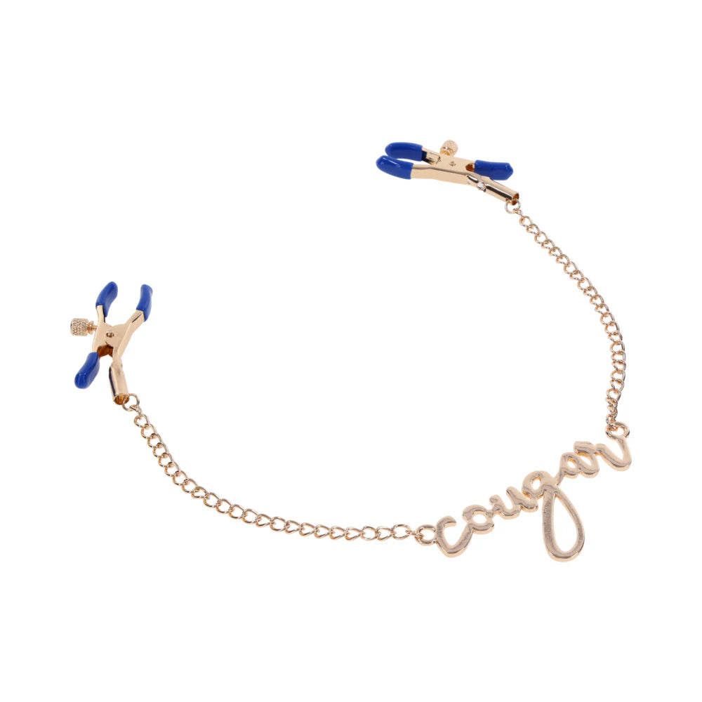 Sportsheets Sex &amp; Mischief Cougar Nipple Clamps SPORTSHEETS