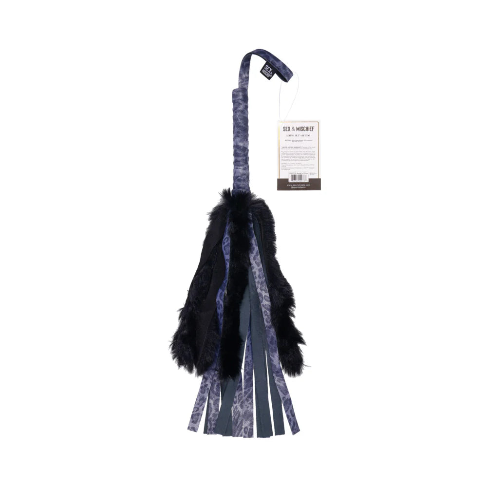 Sportsheets Sex &amp; Mischief Cougar Faux Fur Flogger SPORTSHEETS
