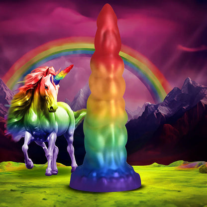 Creature Cocks Rainbow Horn Silicone Dildo CREATURE COCKS