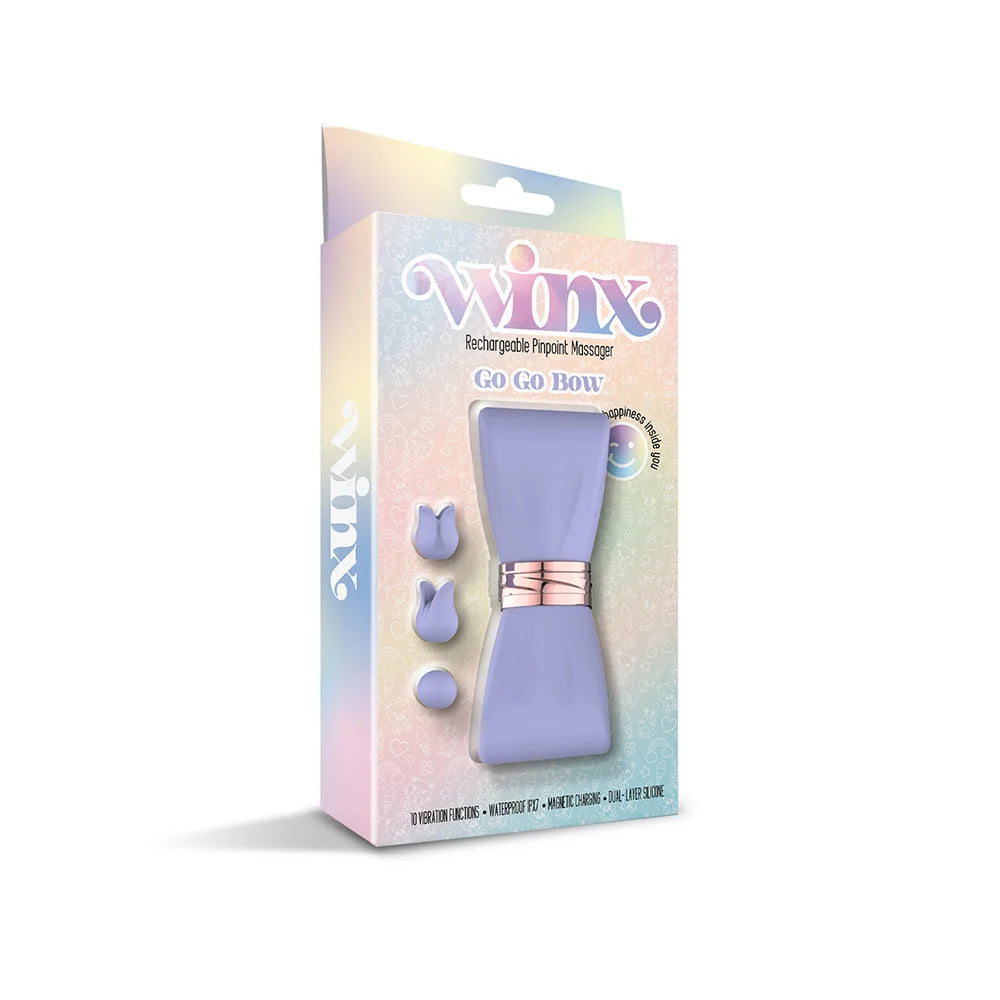 WINX GoGo Bow Pinpoint Massager with Attachments
