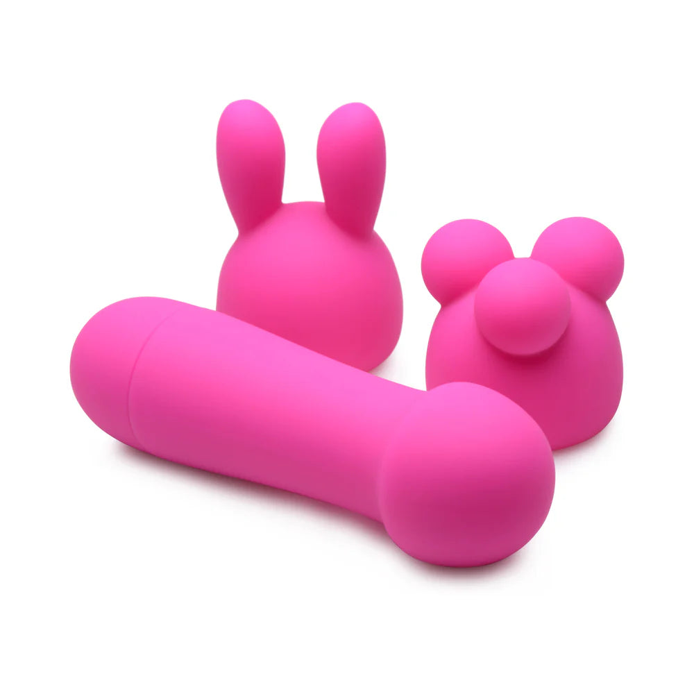 Gossip Rocket Mini Rechargeable Wand with 2 Attachments CURVE NOVELTIES