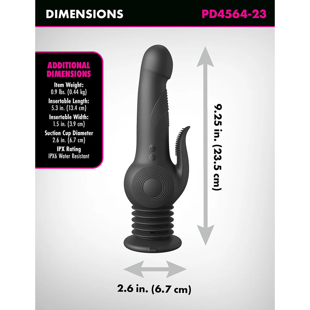 Fetish Fantasy Series Pogo Thruster Black PIPEDREAM