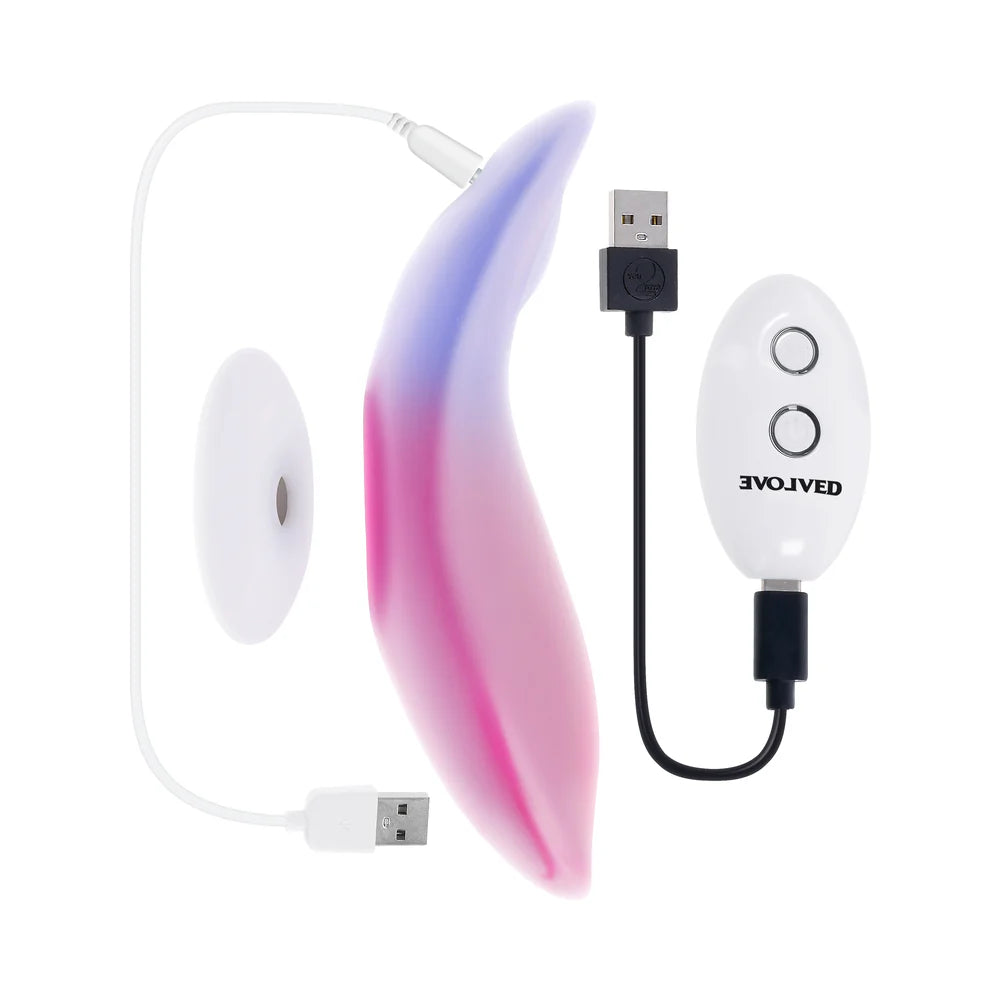 Evolved Paradise Panty Rechargeable Silicone Remote-Controlled Wearable Vibrator EVOLVED