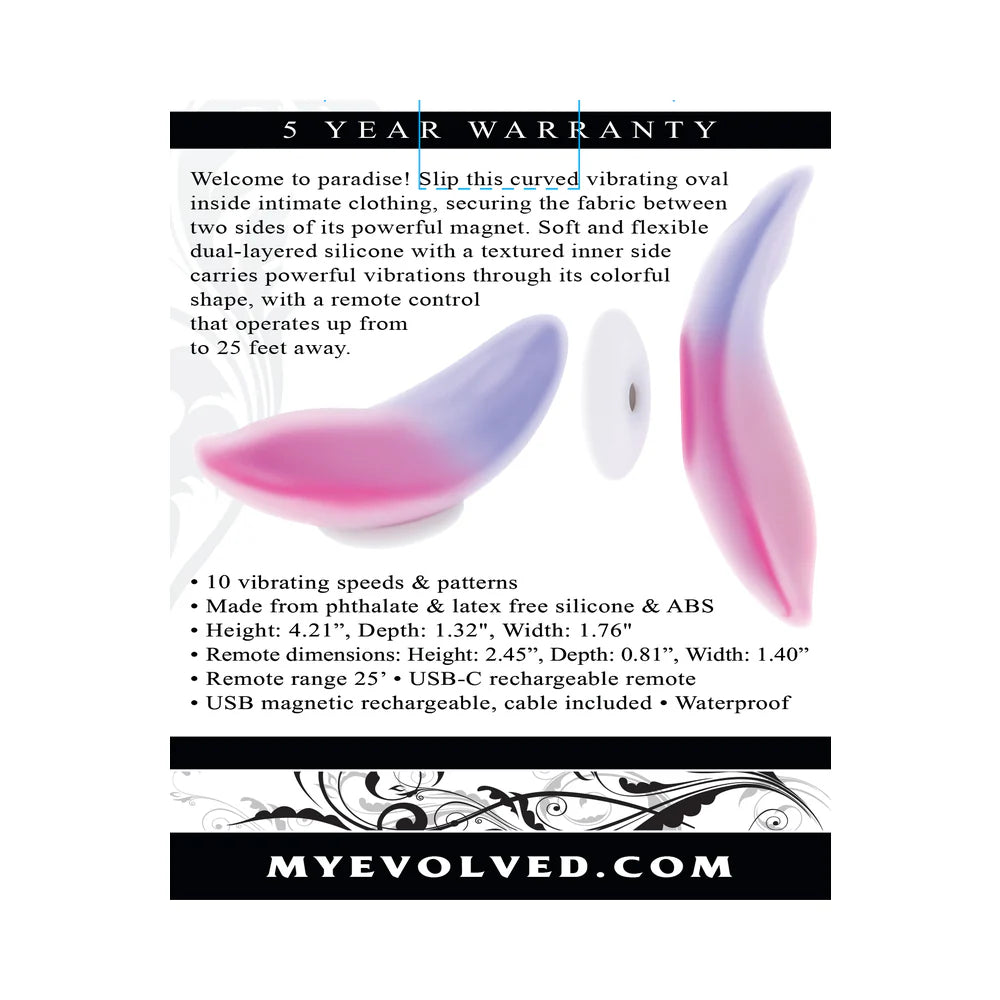 Evolved Paradise Panty Rechargeable Silicone Remote-Controlled Wearable Vibrator EVOLVED